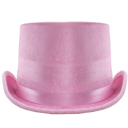 Funny Fashion Hoge hoed roze unisex