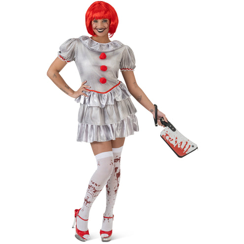 Funny Fashion IT pennywise jurkje dames