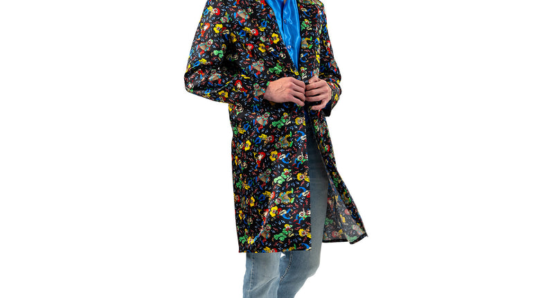 Funny Fashion Jas met clowntjes heren