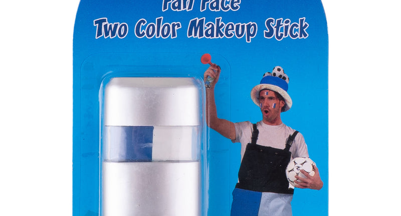 Funny Fashion Make-Up stick Blauw/wit painstick