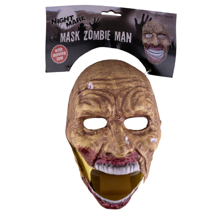 Funny Fashion Masker zombie met bewegende kaak