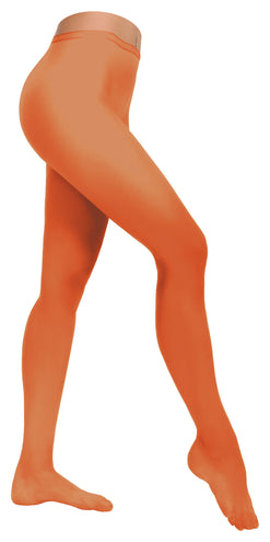 Funny Fashion Oranje disco panty kinderen