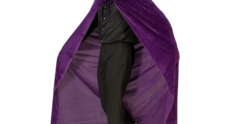 Funny Fashion Paarse cape velours