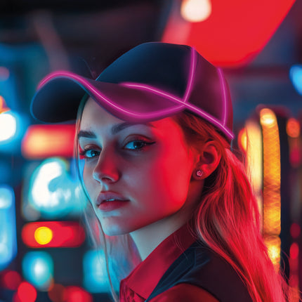 Funny Fashion Pet met verlichting oranje