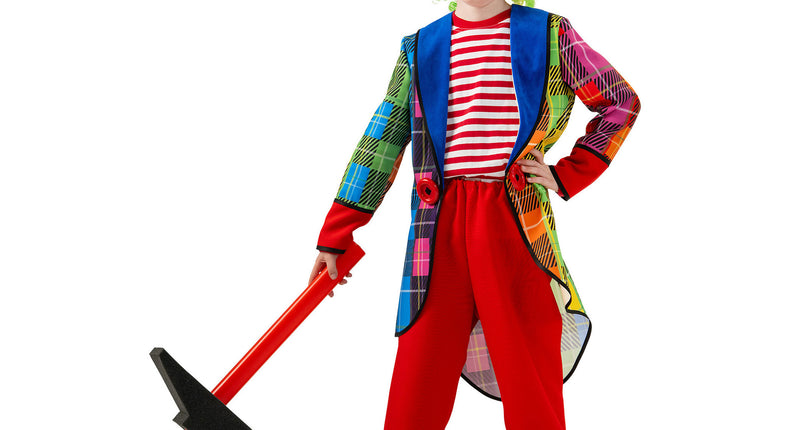 Funny Fashion Regenboog Clowns pak kind  Ritchie