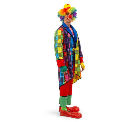 Funny Fashion Regenboog Clownspak heren Rik
