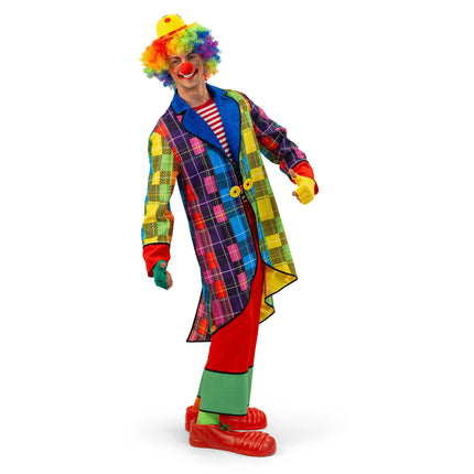 Funny Fashion Regenboog Clownspak heren Rik