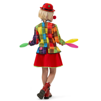 Funny Fashion Regenboog jurk kind clown Rihanna