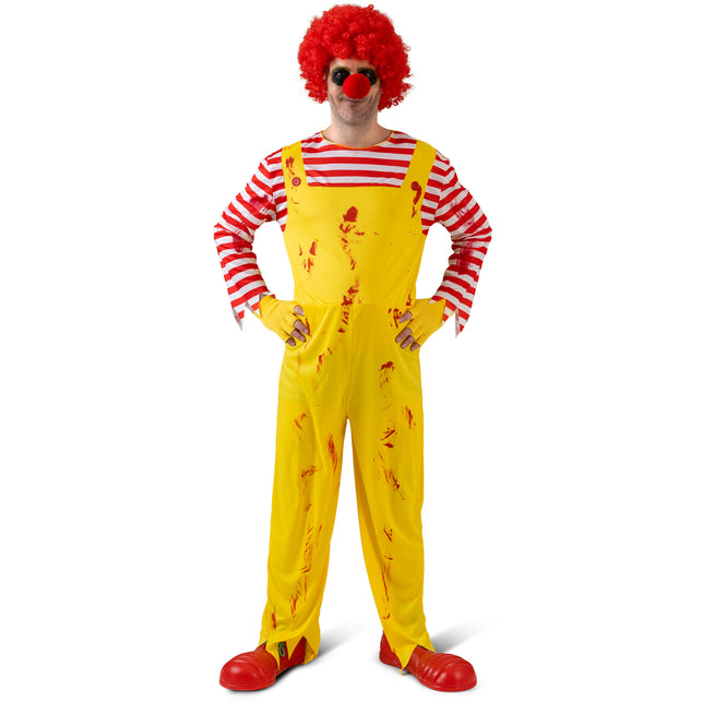 Funny Fashion Ronald clown geel Donaldo heren