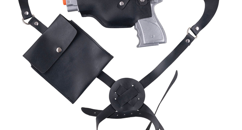 Funny Fashion Schoulderholster met pistool politie