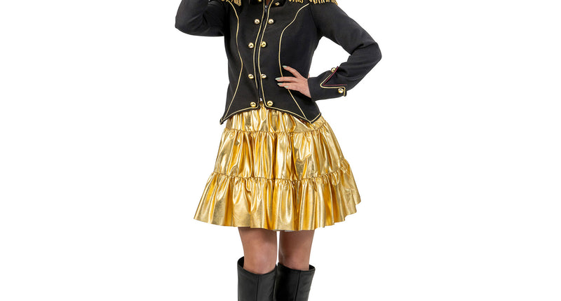 Funny Fashion Slipjas zwart/goud dames Sofia