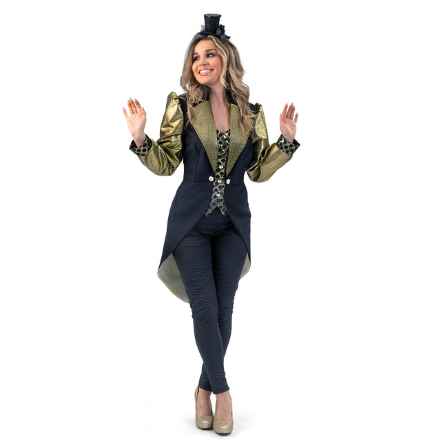 Funny Fashion Slipjas zwart/goud dames Tally