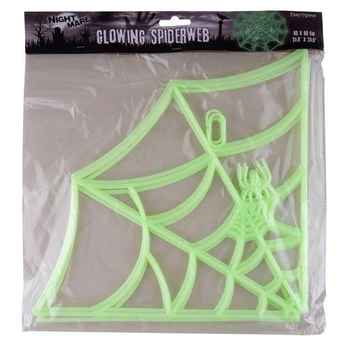 Funny Fashion Spinnenweb glow in the dark