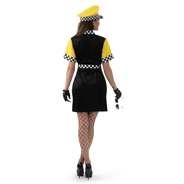 Funny Fashion Taxi chauffeur jurk Tessa