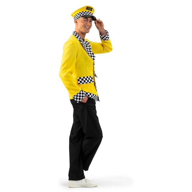 Funny Fashion Taxi chauffeursjas geel heren Tony