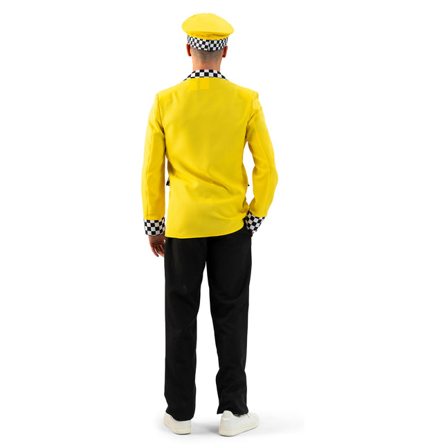 Funny Fashion Taxi chauffeursjas geel heren Tony