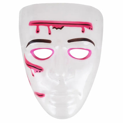 Funny Fashion Transparant masker griezel