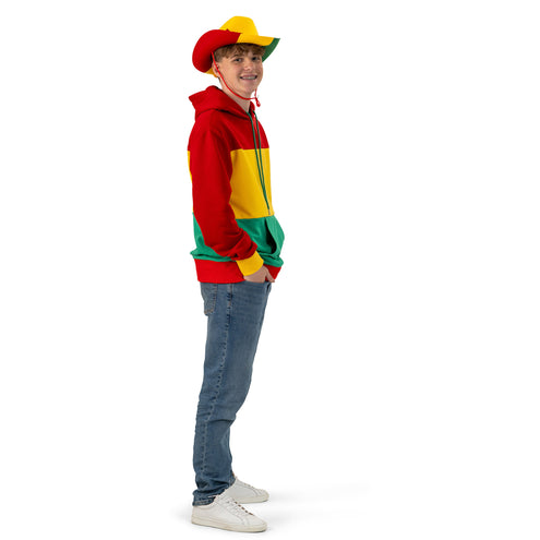 Funny Fashion Trui rood, geel, groen volwassenen