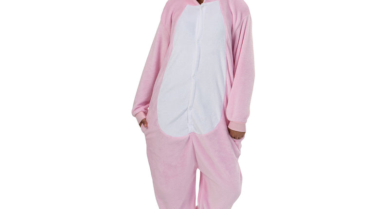 Funny Fashion Varkens pak onesie volwassenen Piggie