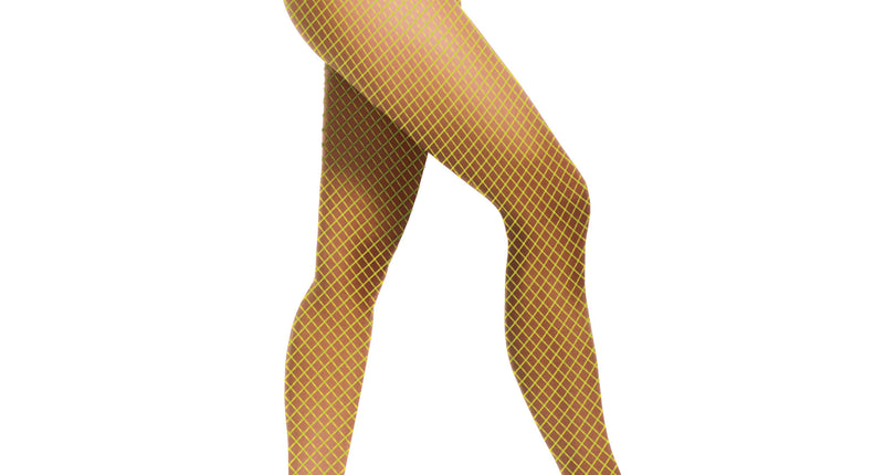 Funny Fashion Visnet panty Sara in neon groen