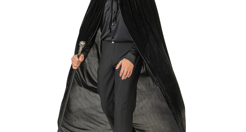 Funny Fashion Zwarte cape velours
