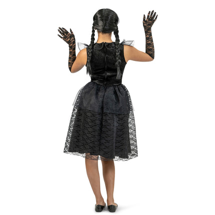 Funny Fashion Zwarte halloween jurk heks Bella