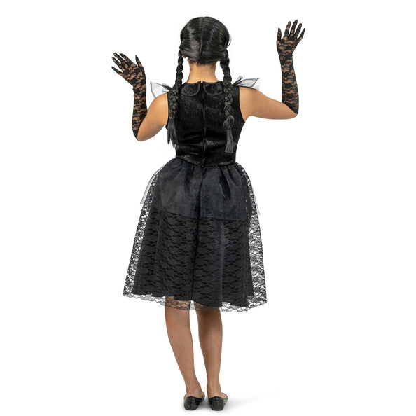 Funny Fashion Zwarte halloween jurk heks Bella