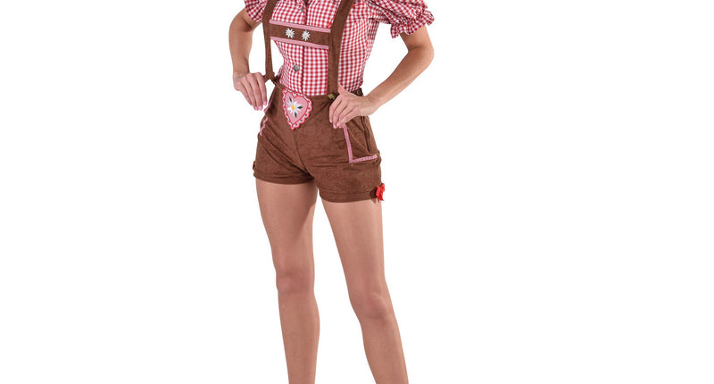 Magic by Freddy's Bruine sexy lederhosen voor dames