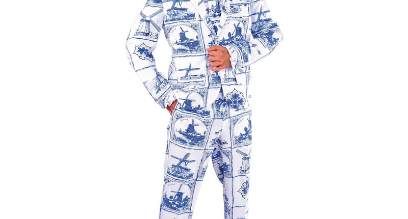 Magic by Freddy's Delfts blauw Volendam pak heren