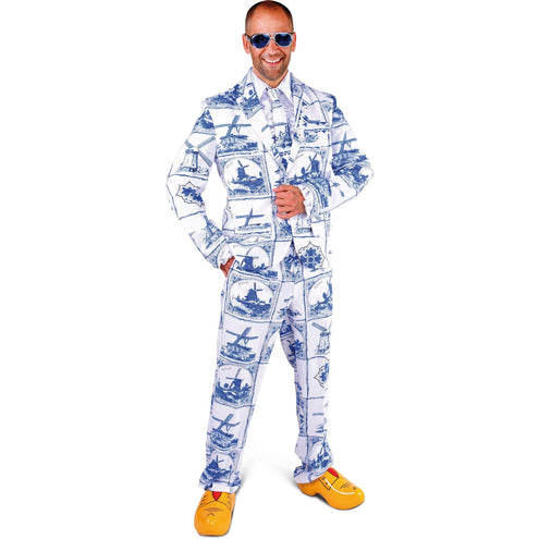 Magic by Freddy's Delfts blauw Volendam pak heren