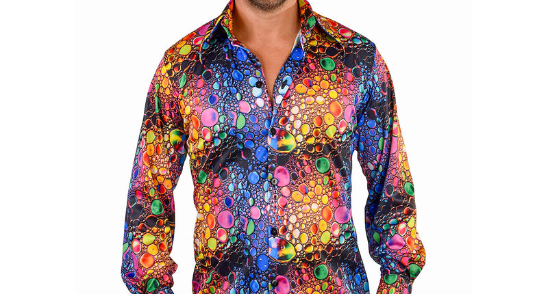 Magic by Freddy's Kleurrijk overhemd blouse heren