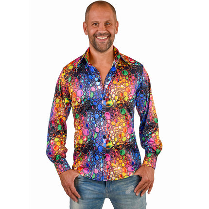 Magic by Freddy's Kleurrijk overhemd blouse heren