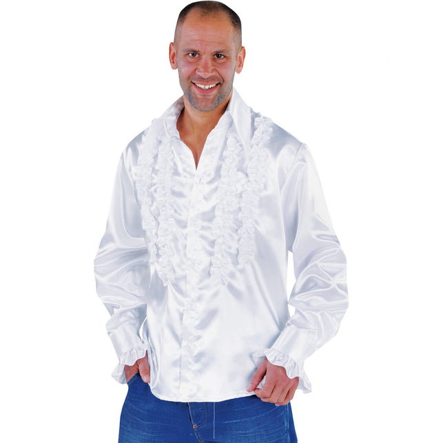 Magic by Freddy's Ruche blouse overhemd wit heren