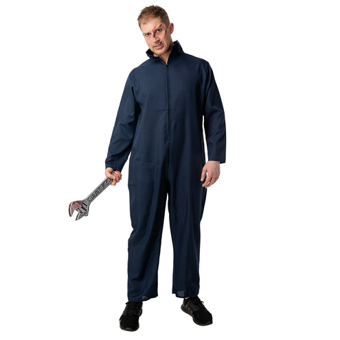 Nep Baco los in de hand bij een complete horrormonteur-look voor een themafeest