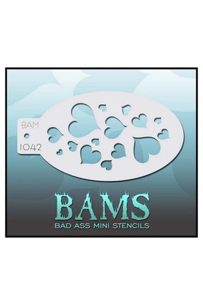 PartyXplosion Bad Ass BAM Schmink sjabloon 1042