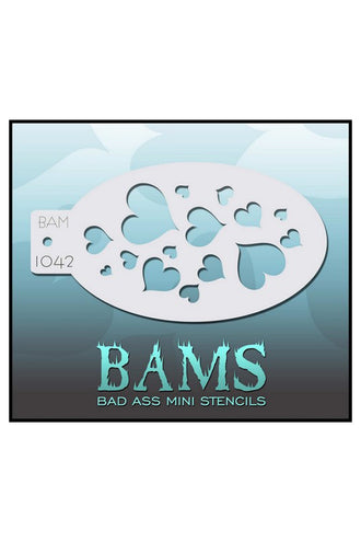 PartyXplosion Bad Ass BAM Schmink sjabloon 1042