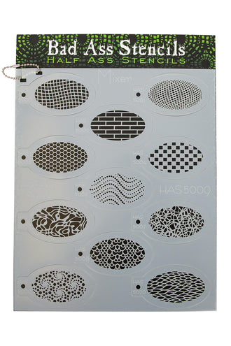 PartyXplosion Bad Ass Half Ass Schmink sjabloon Mixer