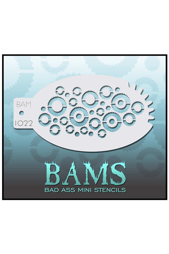 PartyXplosion Bad Ass Mini Schmink sjabloon 1022