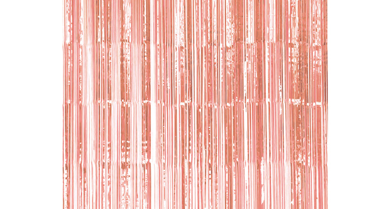 PartyXplosion Deur gordijn rose goud