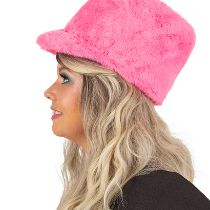 PartyXplosion Fanfarehoed pluche roze