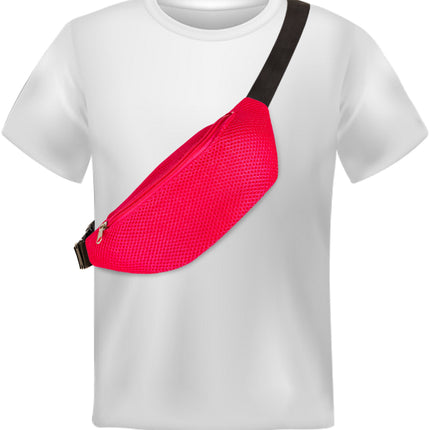 PartyXplosion Heuptasje Honinggraatmotief roze