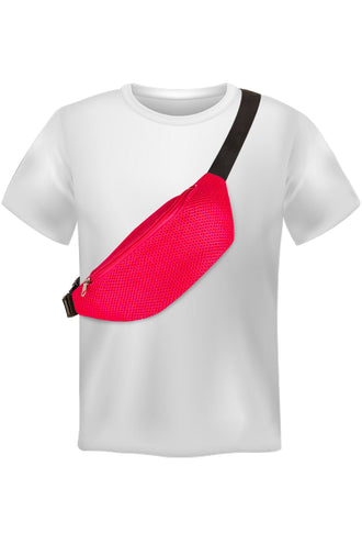 PartyXplosion Heuptasje Honinggraatmotief roze