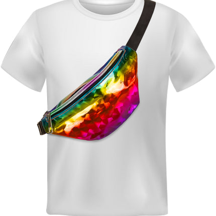 PartyXplosion Heuptasje kind regenboog