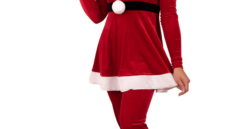 PartyXplosion Kerst dame lang luxe