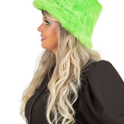 PartyXplosion Pluche vissershoed groen