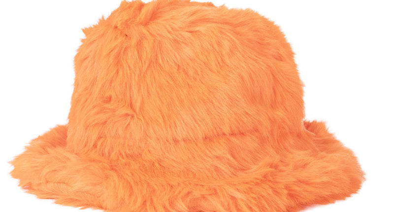 PartyXplosion Pluche vissershoed oranje