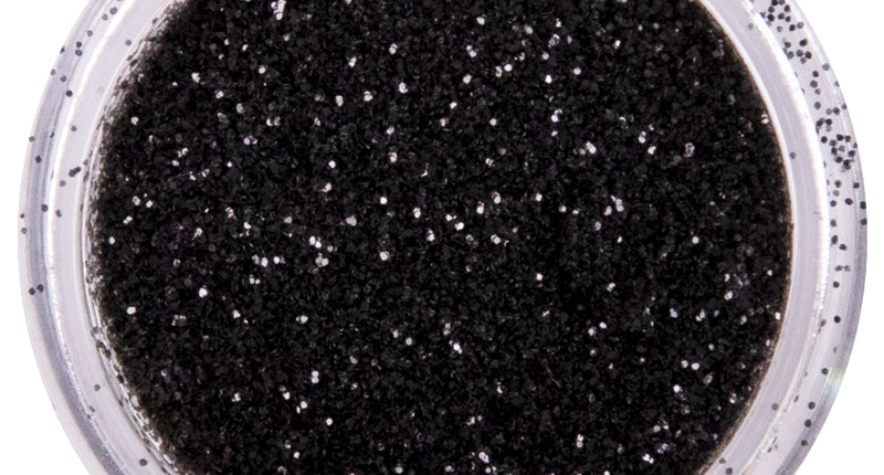 PXP Professional Colours PXP biologisch afbreekbaar poeder glitters Pitch Black 2,5 gram