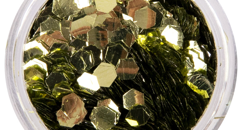 PXP Professional Colours PXP biologisch afbreekbare chunky glitter Appel Groen 2,5 gram