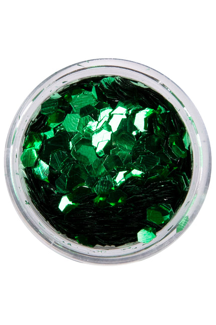 PXP Professional Colours PXP biologisch afbreekbare chunky glitter Bosgroen 2,5 gram