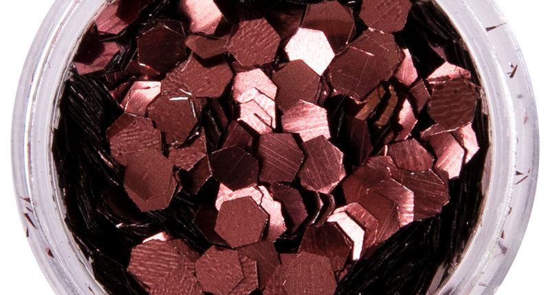 PXP Professional Colours PXP biologisch afbreekbare chunky glitter Bronze Roze 2.5 gram